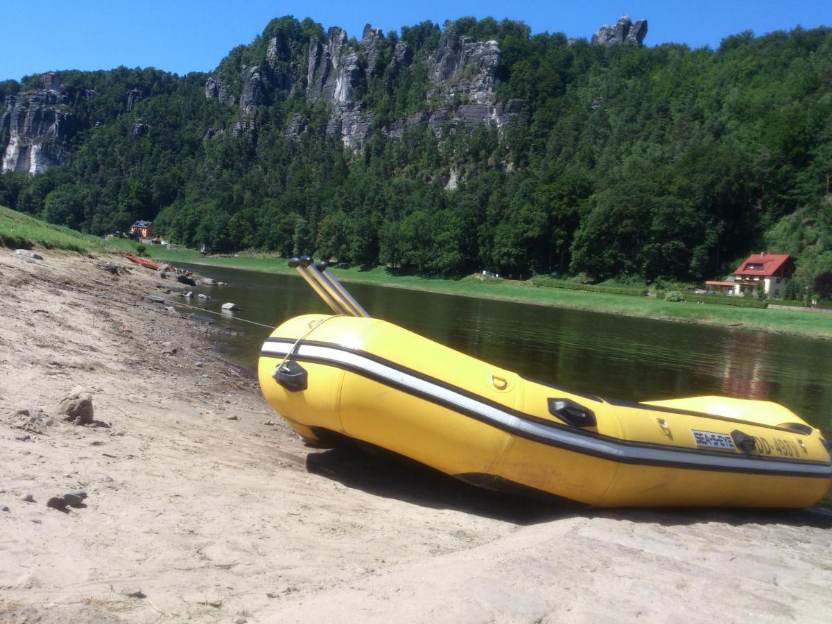 Campingplatz Am Treidlerweg Кёнигштайн-ан-дер-Эльбе Экстерьер фото