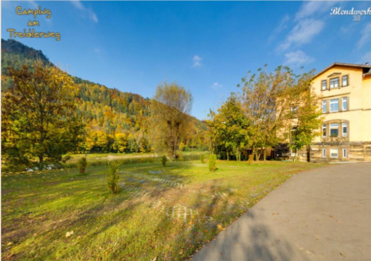 Campingplatz Am Treidlerweg Кёнигштайн-ан-дер-Эльбе Экстерьер фото