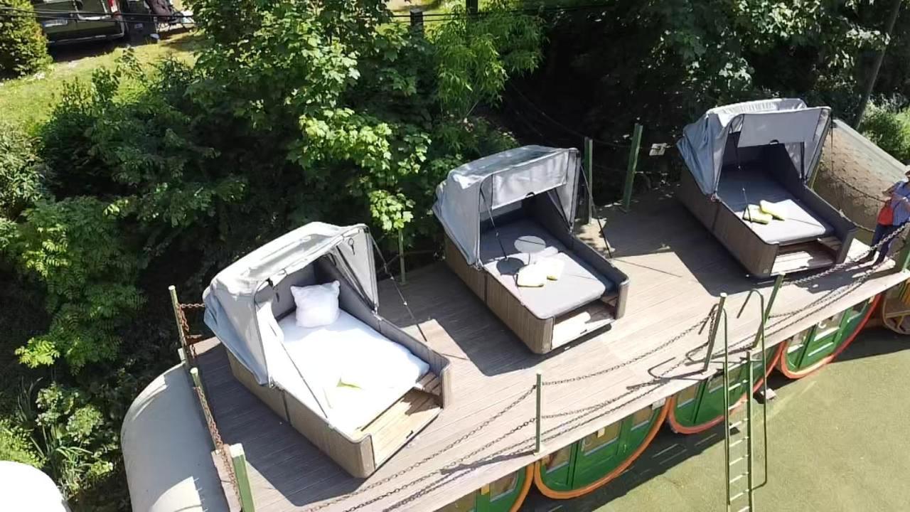 Отель Campingplatz Am Treidlerweg Кёнигштайн-ан-дер-Эльбе Экстерьер фото