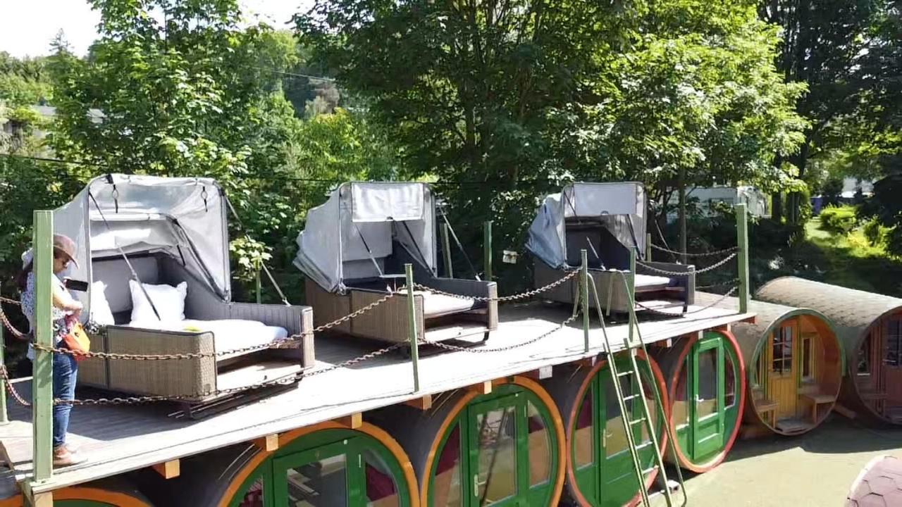 Campingplatz Am Treidlerweg Кёнигштайн-ан-дер-Эльбе Экстерьер фото